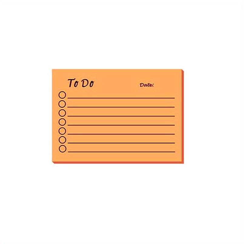 2 Pads Large Sticky Notes (9 Colors Optional) /pad Lined - Temu