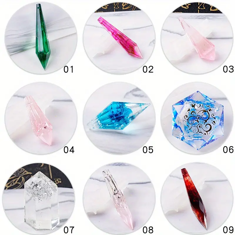 16-Cavity Shiny Contour Jewelry Earring Pendant Resin Mold - Resin, UV  Resin, Resin Molds, Silicone Mold, Silicone Mold for Resin 02