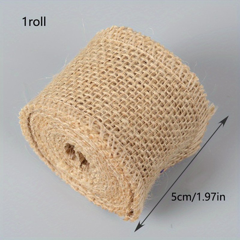 Natural Woven Jute Ribbon - 1