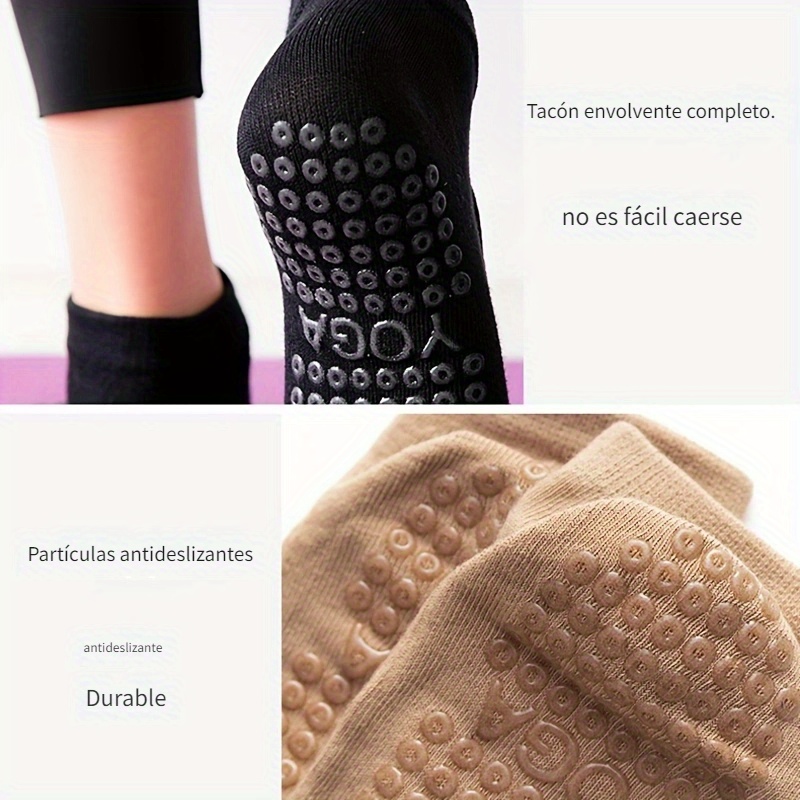 2 pares de calcetines tobilleros de Yoga profesionales para - Temu Mexico