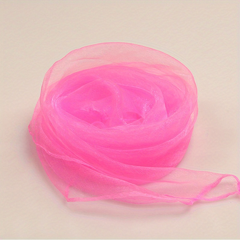 Candy Square Scarf Gauze Neckerchief Thin Breathable Silk Scarves