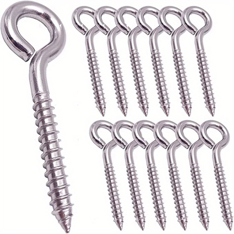 Screw Hook Ring Screw 6 Sizes Lagging Eye Bolt Eye Shaped - Temu