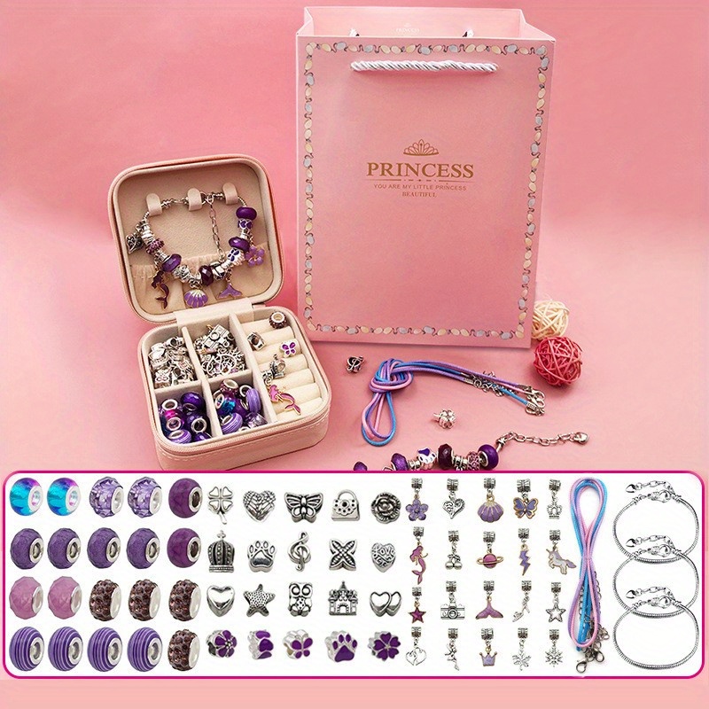 Girls Teen Cute Bracelet Making Kit Diy Crafts Making Set - Temu