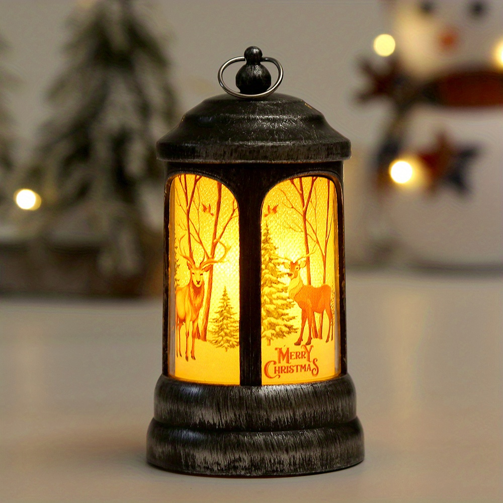 Christmas Wind Lights Portable Night Light Led Candle Lamp - Temu