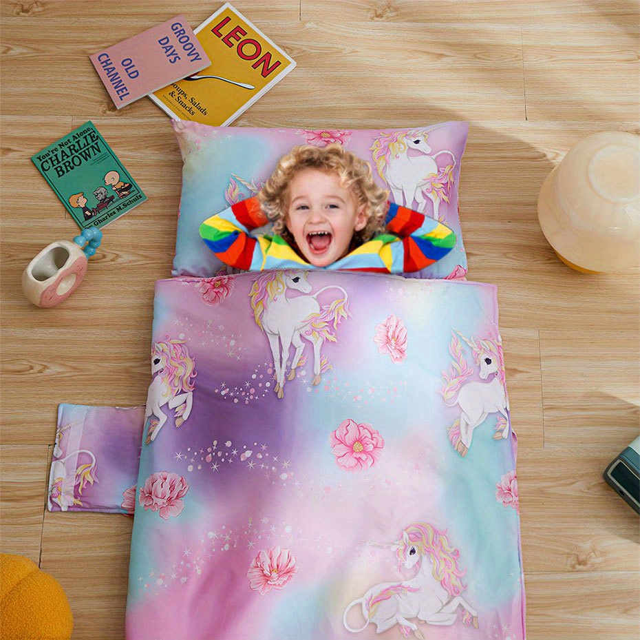 Comfortable Kids Sleeping Mat Removable Pillow Perfect - Temu