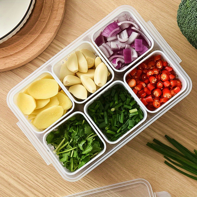 Food Storage Box For Fridge Spice Storage Conatiner With 2 - Temu
