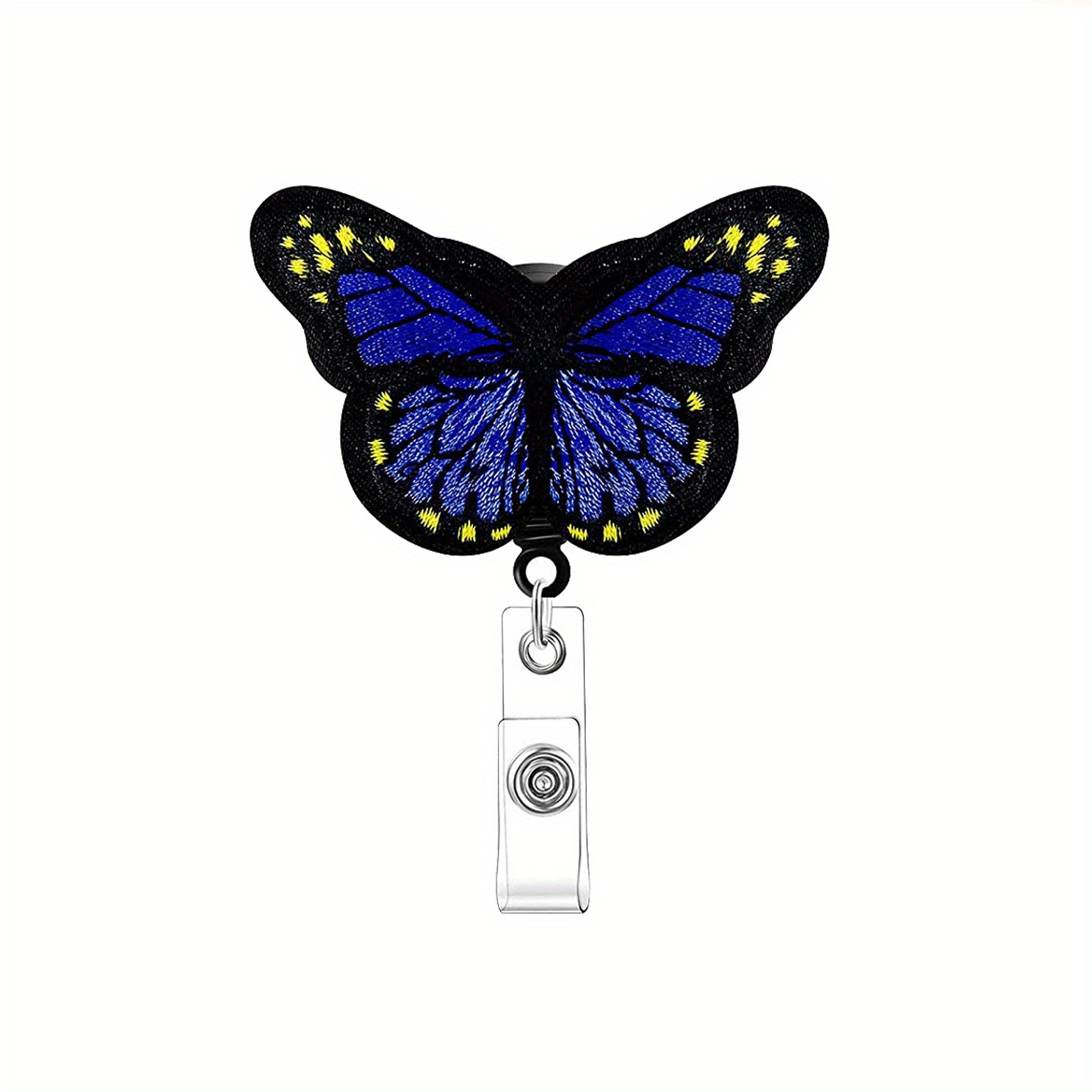 Cute Butterfly Retractable Badge Reel Nurses Teachers - Temu Australia