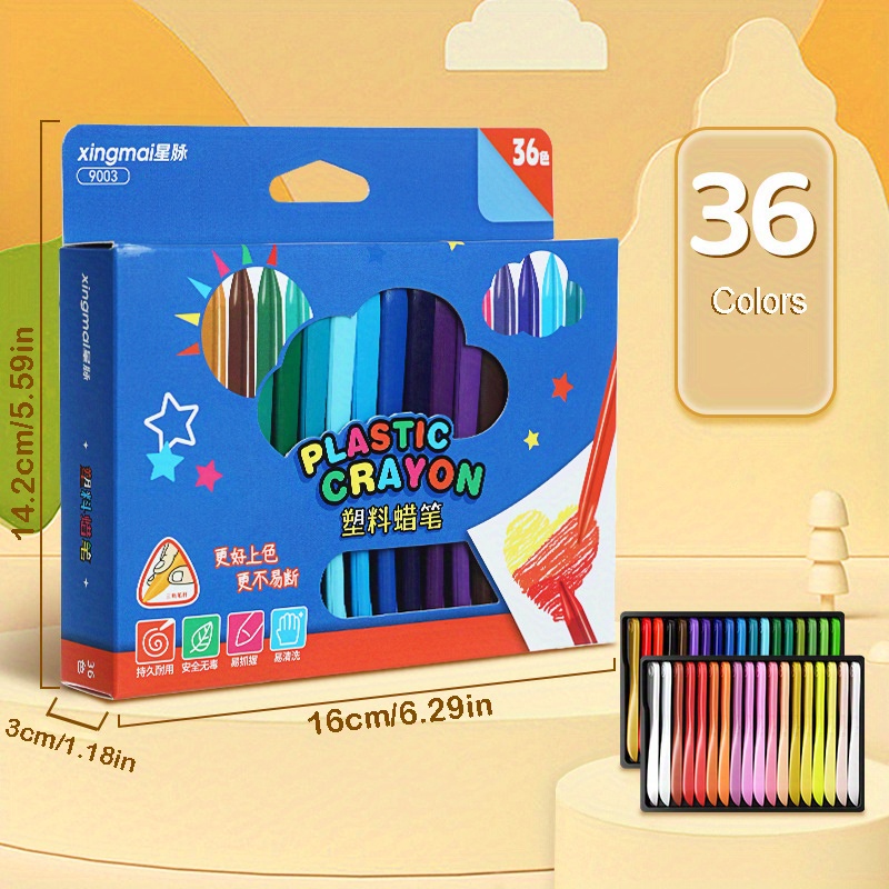 12Pcs Buildable Crayons Colorful Crayon Stacking Crayons for Kid