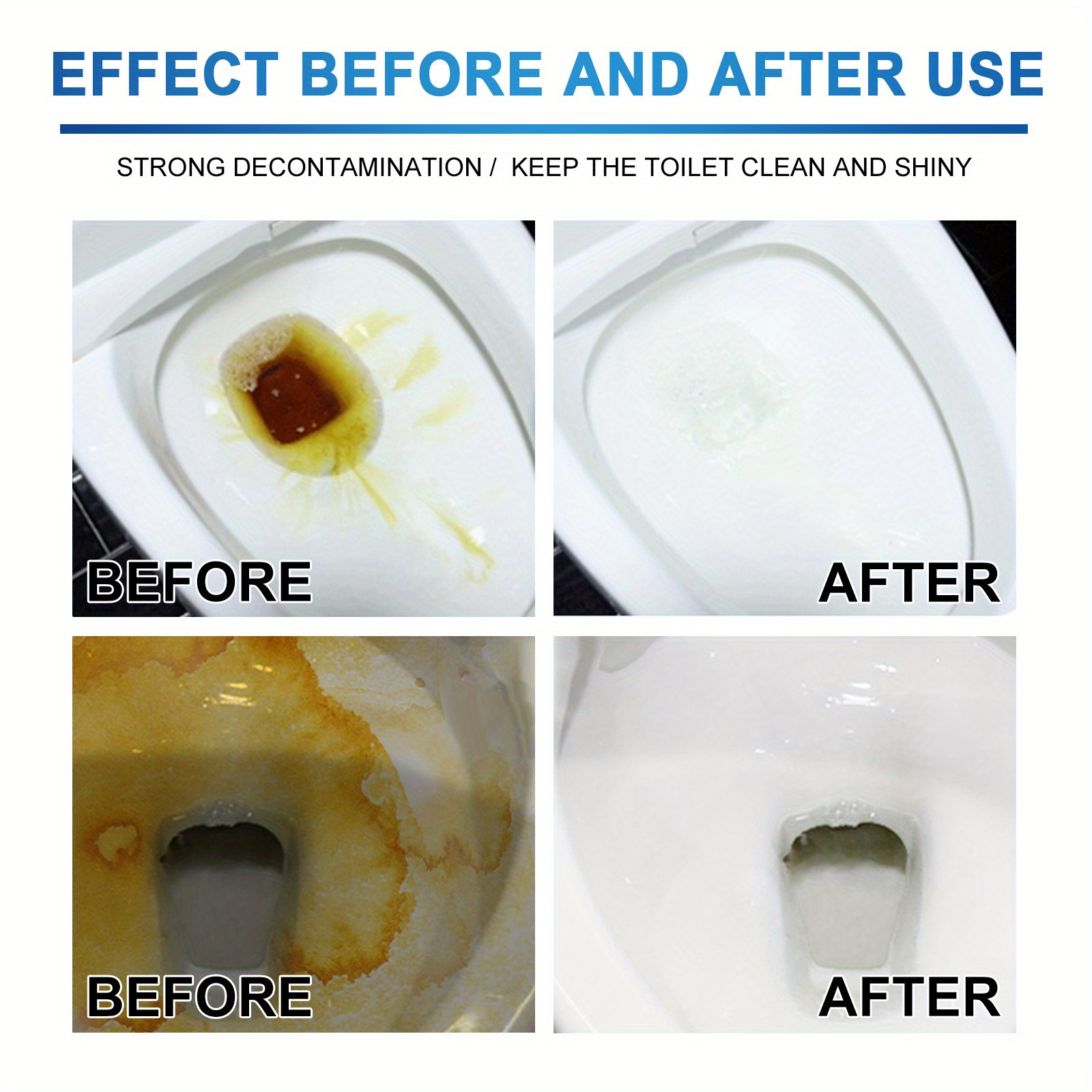 Low Odor Toilet Cleaning Sheets Effectively Removes Stains - Temu