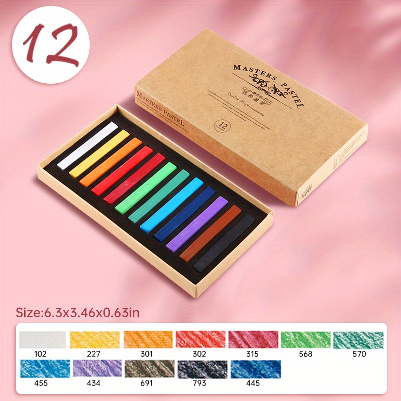 Crayons Soft Pastel Color Set Art Drawing Set  Chalk Pastels Art Supplies  - Marie's - Aliexpress