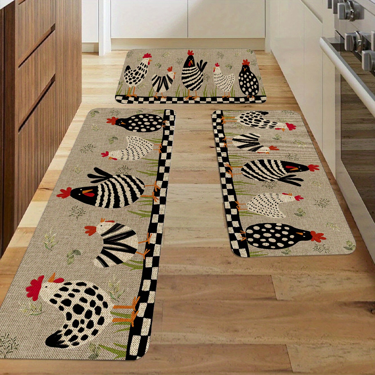 Animal Style Kitchens Absorbent Drying Mat For Kitchen Drying Silicone Dish  Mat Easter Rabbit Pattern Silicone