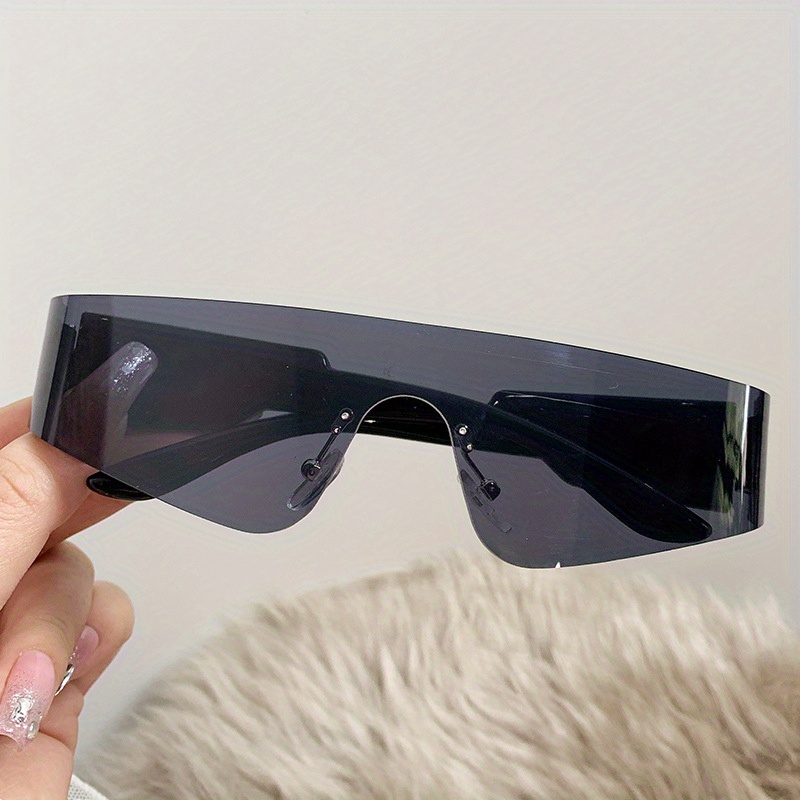 Y2k Mirror Lens Sunglasses Women Men Cyberpunk - Temu Canada