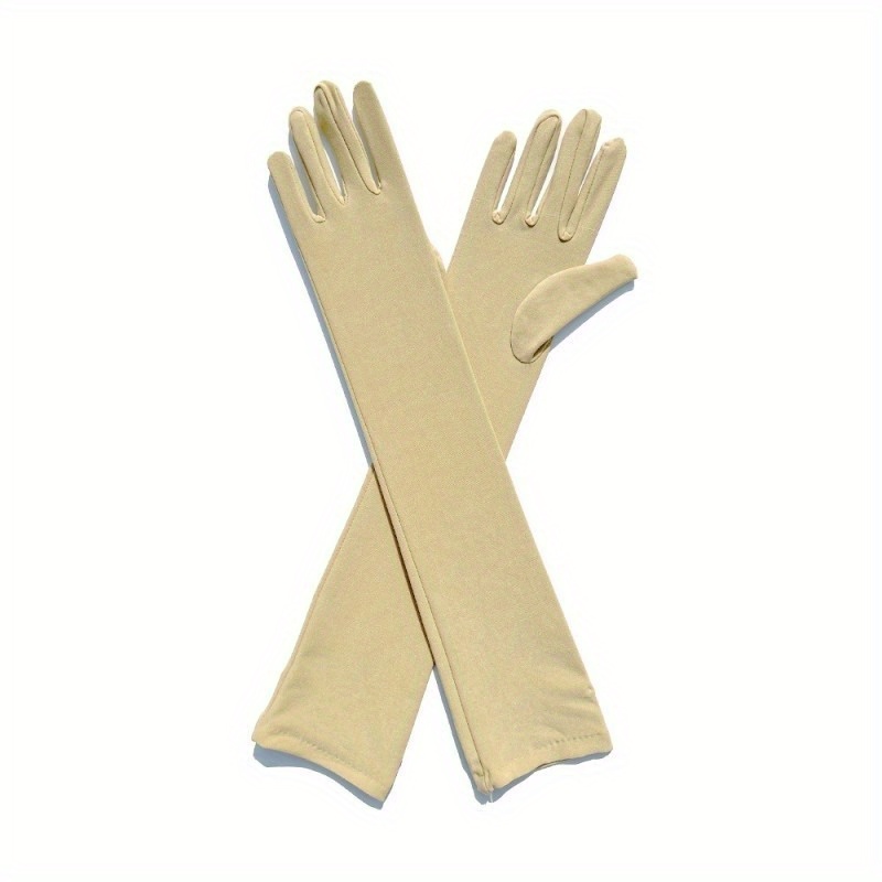 Long Riding Gloves for Summer and Tanning Protection Cotton Full