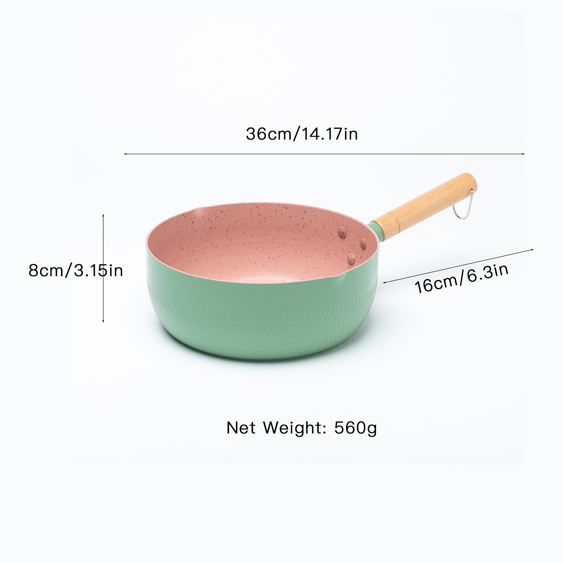 Non-Stick Milk Pot 20cm/7.87, Sauce Pot