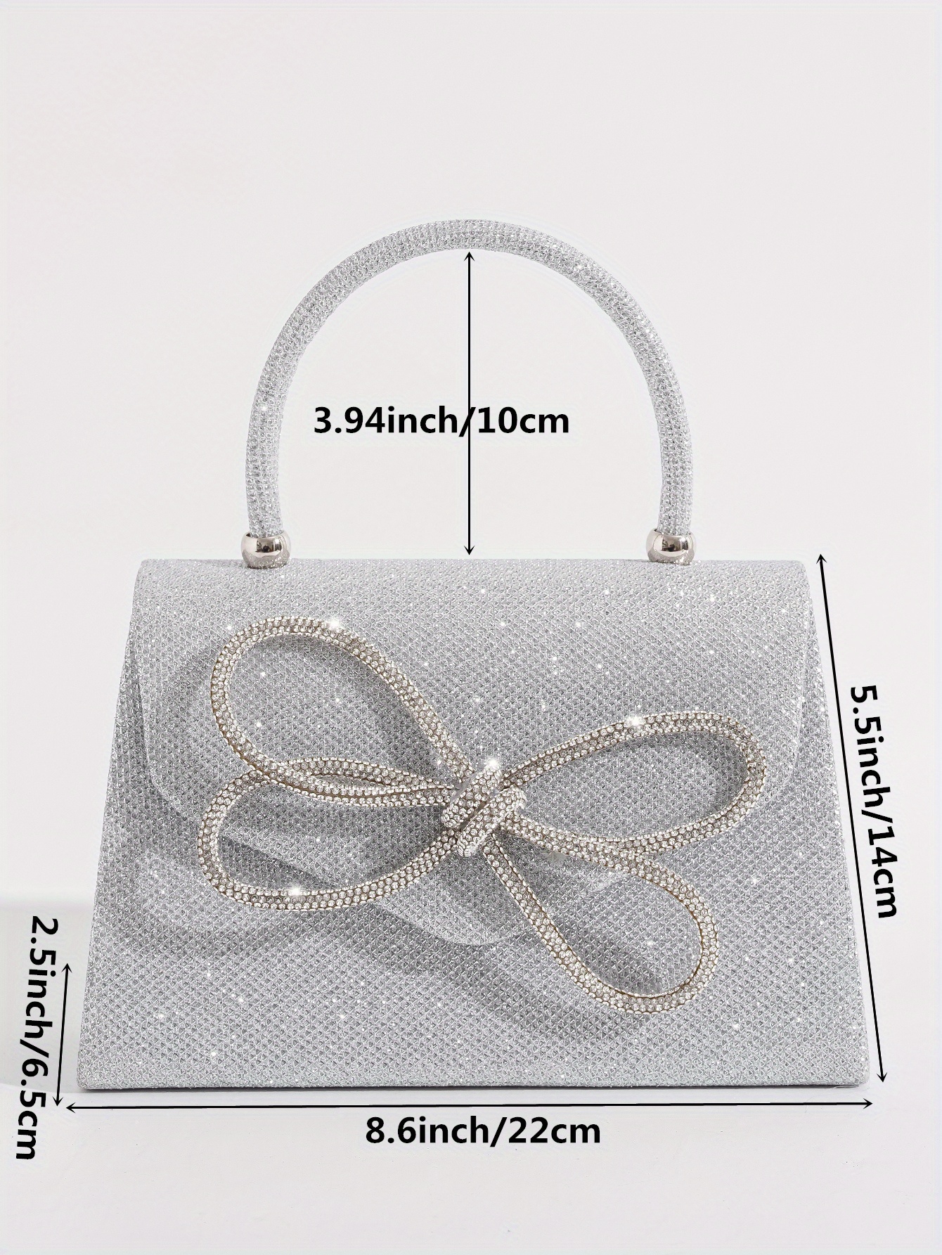 Glitter Rhinestone Evening Box Bag, Trendy Ruched Handle Cylinder Purse,  Mini Handbags For Party Wedding Prom - Temu