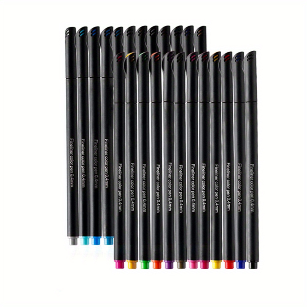 Vibrant And Colorful Effortless Writing Colored Pens Set - Temu