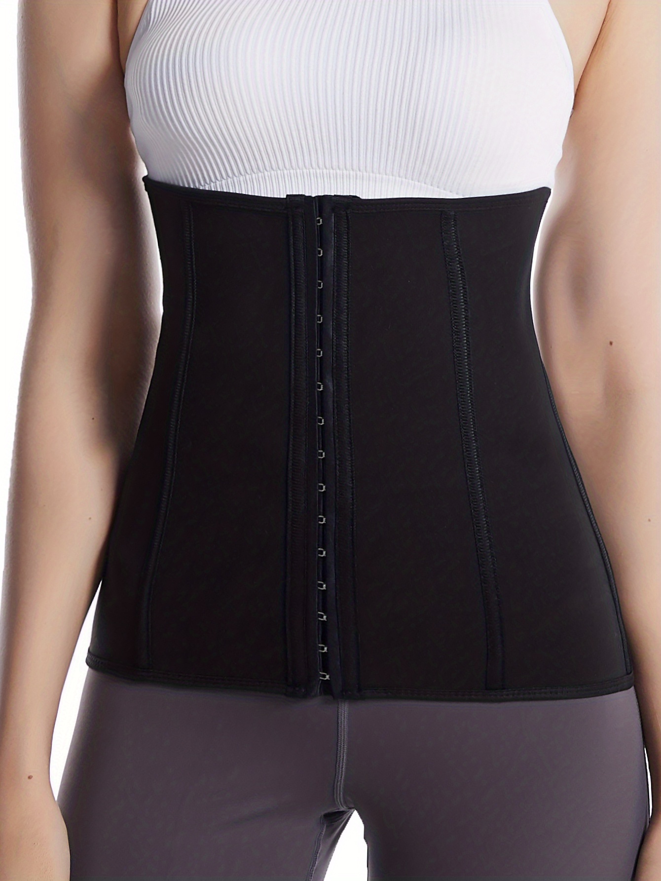 Sweat Waist Training Belt Compression Waist Trimmer Men Temu