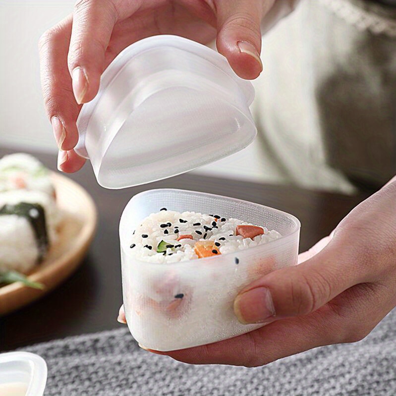 2 pièces , transparent Triangulaire onigiri Moule - large Et Petit Boule De  Riz Pour Boîte À Lunch Et Boîte À Déjeuner Décoration - Ustensiles De  Cuisine Et Accessoires De Cuisine Pour