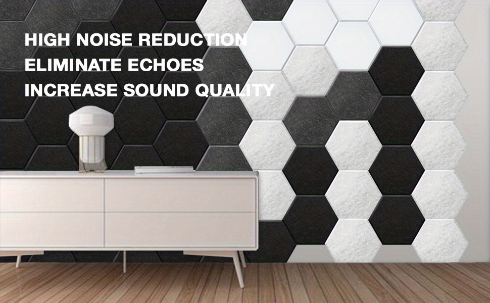 12 Pack Self-Adhesive Acoustic Panels, 12X 12X1 Sound Proof Foam Panels,  High Density Soundproofing Wall Panels for Home Studio, Acoustic Foam