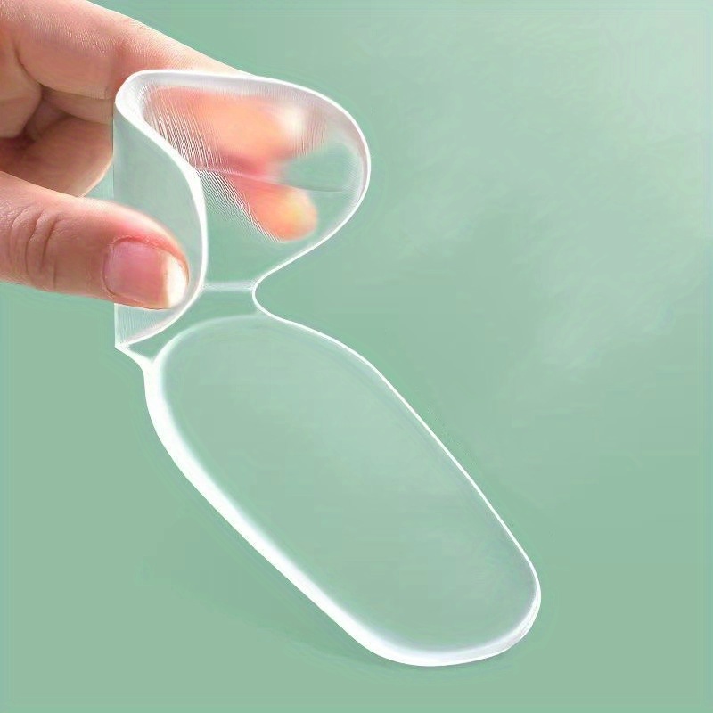 1pair GEL 4D Anti-abrasion Foot Artifact Heel Sticker Anti-drop Heel Anti-abrasion Foot Shoe Sticker, Shoe Size Is Changed to A Half-size Insole, Length 5.51in/14cm, Width 3.35in/8.51cm