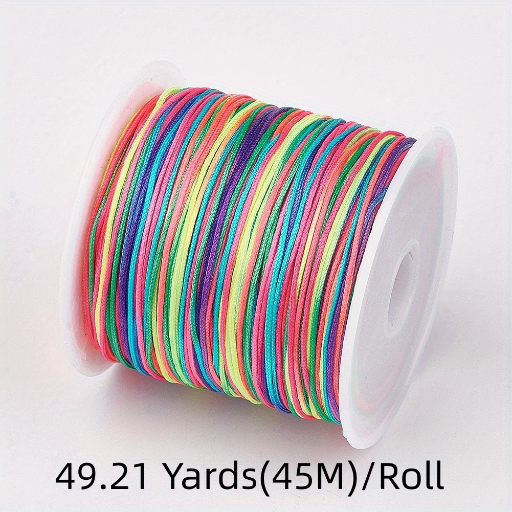 49.2 Yards Nylon Thread Jewelry Cord For Custom Woven - Temu Australia