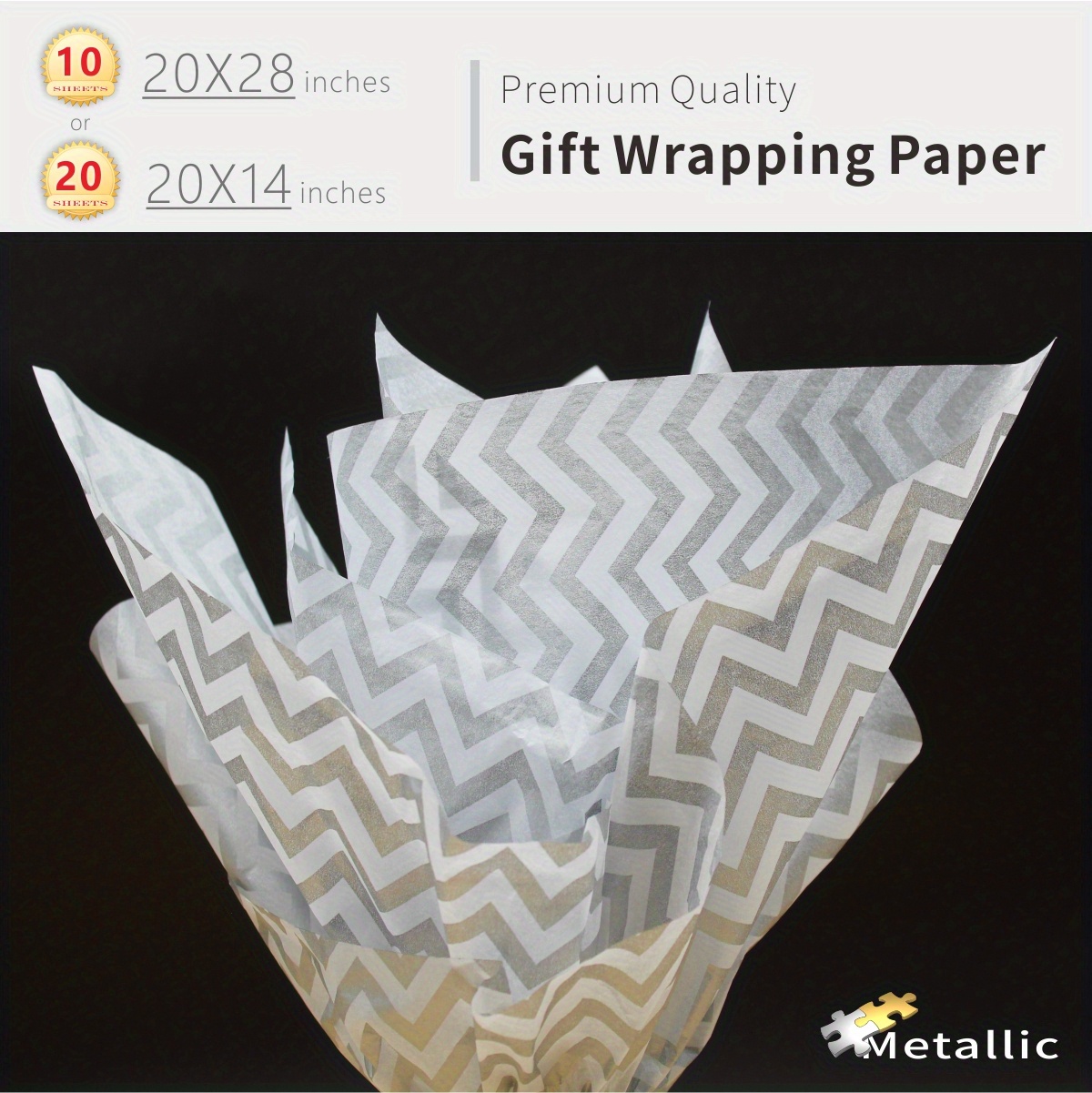Metallic Print Color Wrapping Paper, Translucent Wrapping Paper, Tissue  Paper, Craft Paper Gift Wrapping Tissue Paper Bulk For Art Craft Floral  Birthd