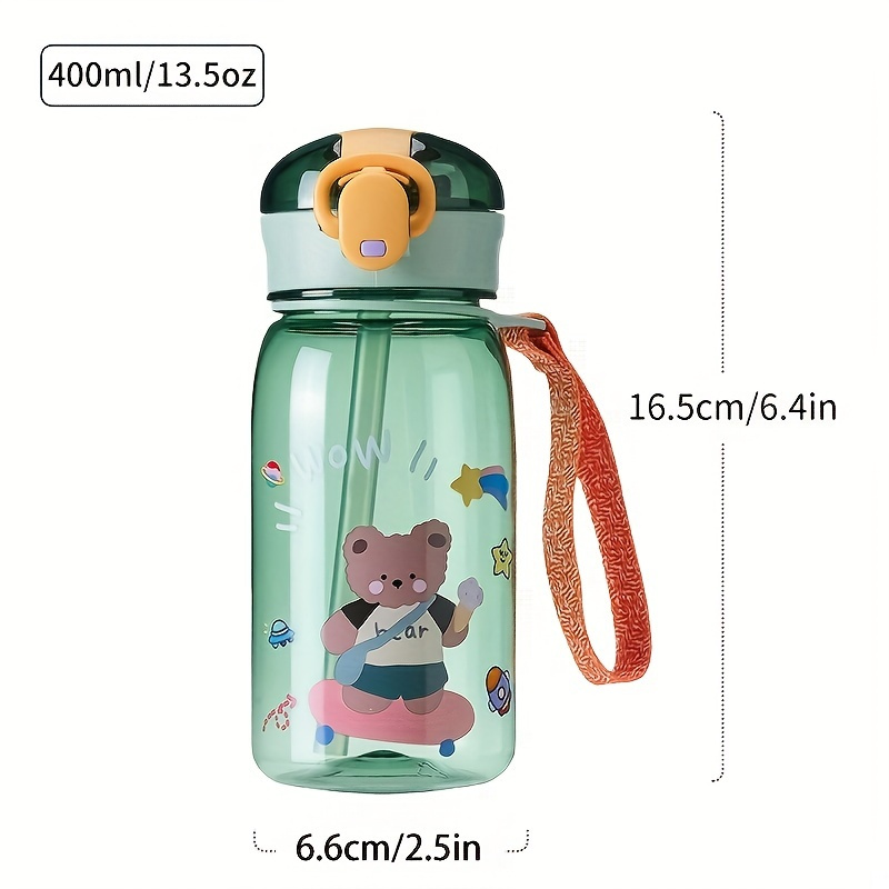 Botella de agua de 400ML para niños, termo para niños, taza con