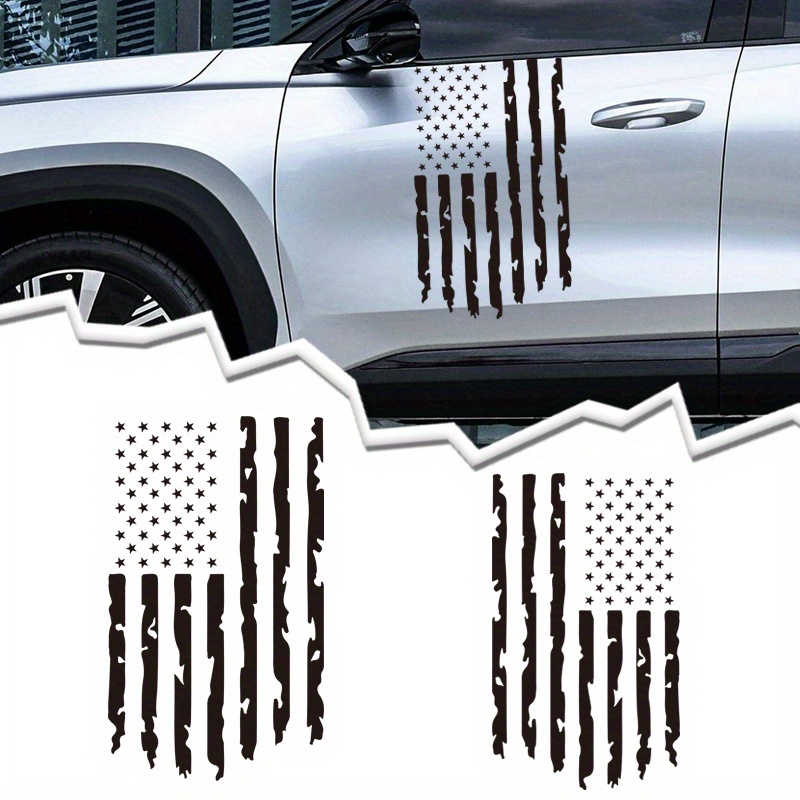 1p Faux Old American Flag Truck Tailgate Vinyl Compatible - Temu