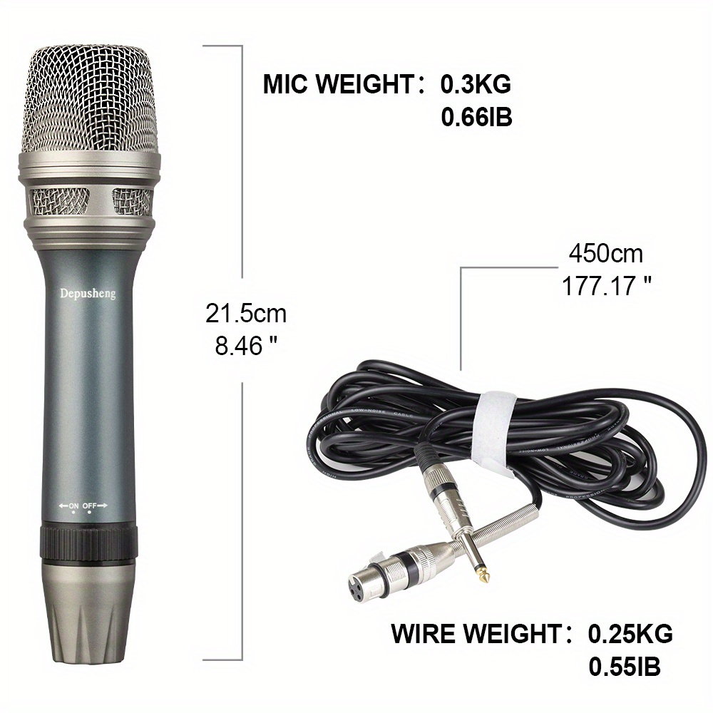 Depusheng C90 Professional Dynamic Vocal Microphone Moving Temu