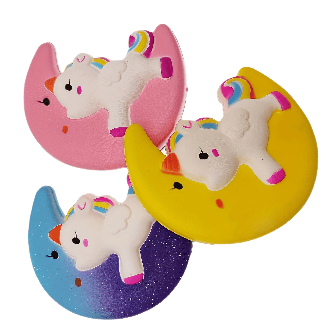 Kawaii Moon Unicorn Squishy Slow Rising Squeeze Toys, Jouets De