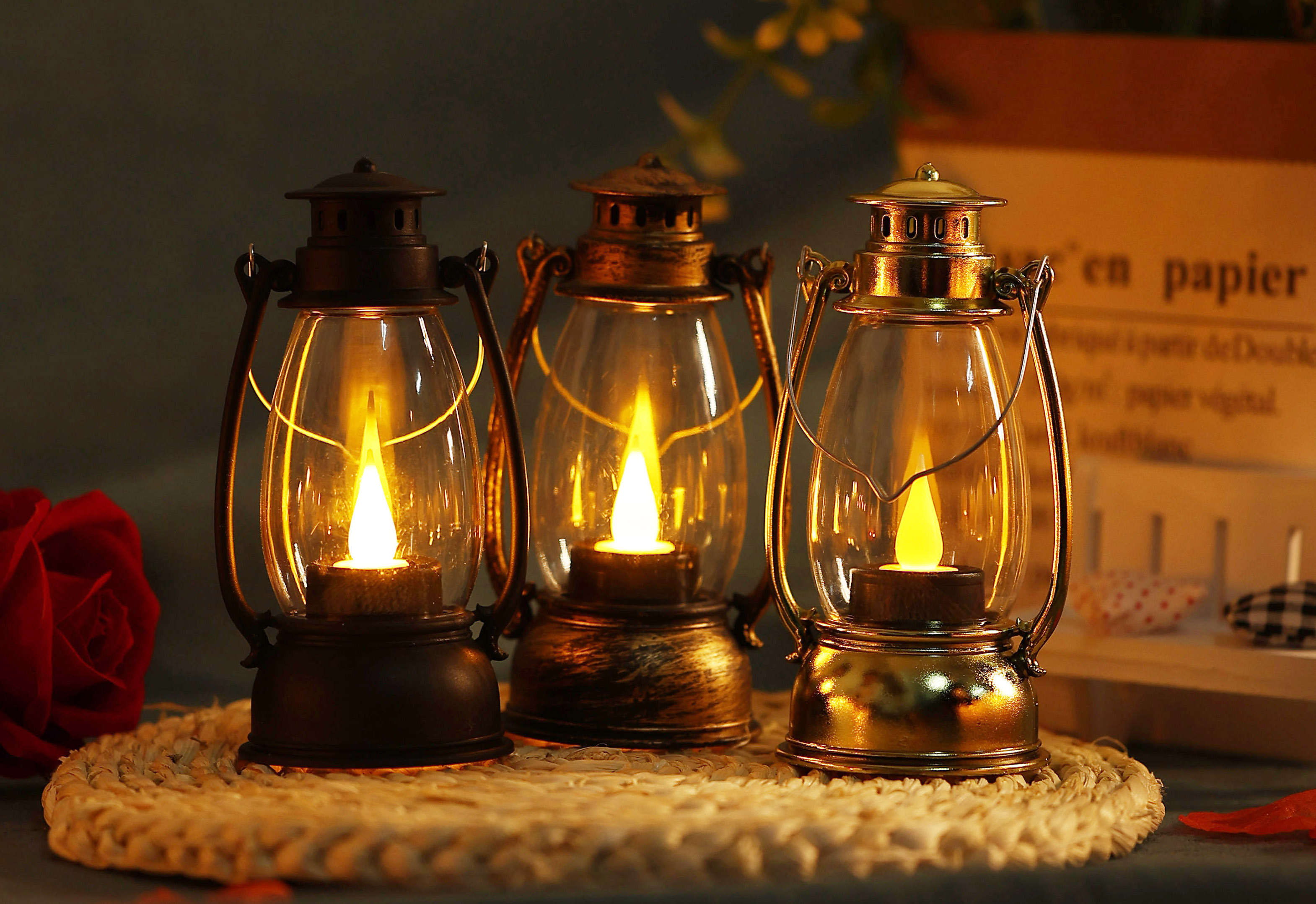 Vintage Battery Lantern Lamp – Mango People