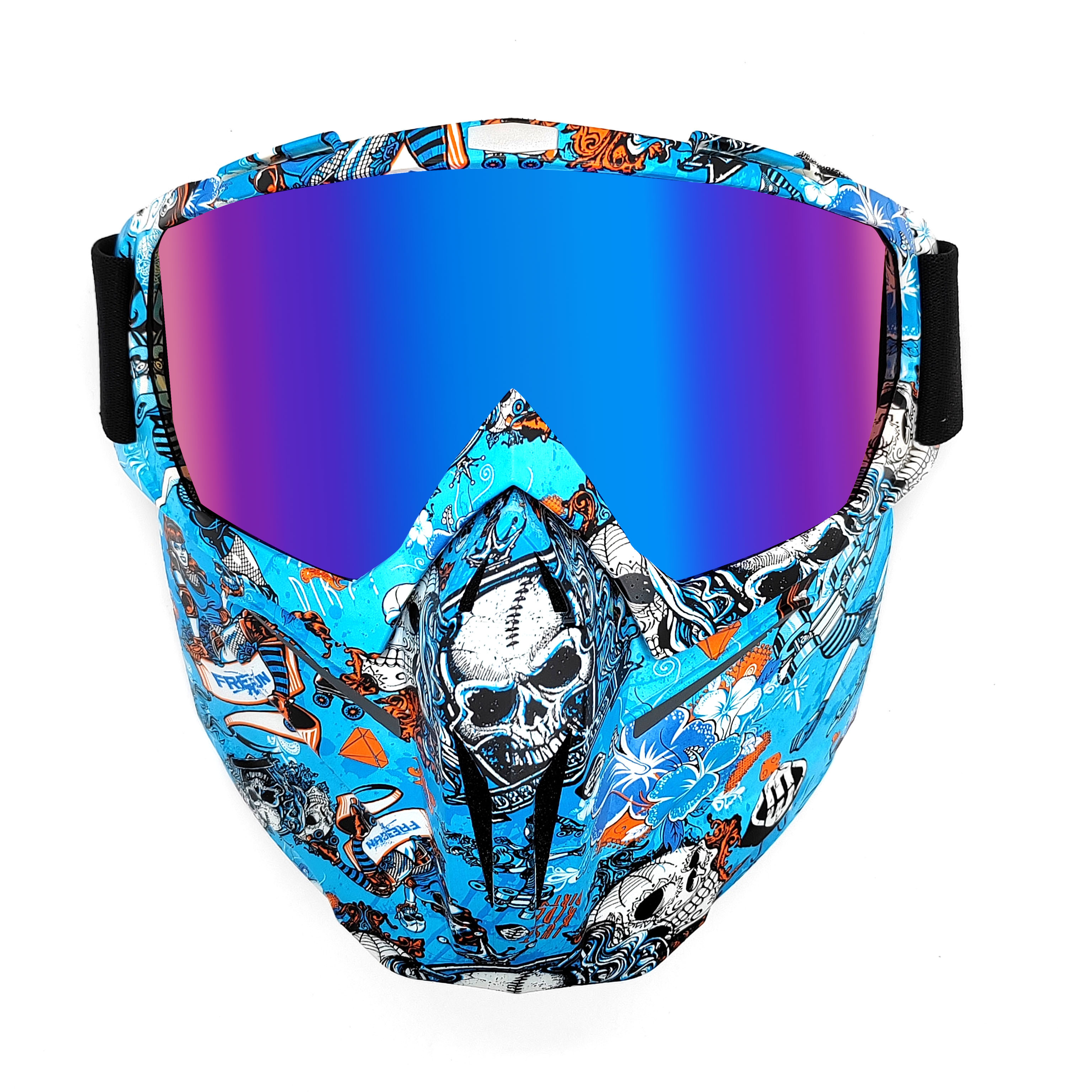 Purple MotorCross Ski Mask