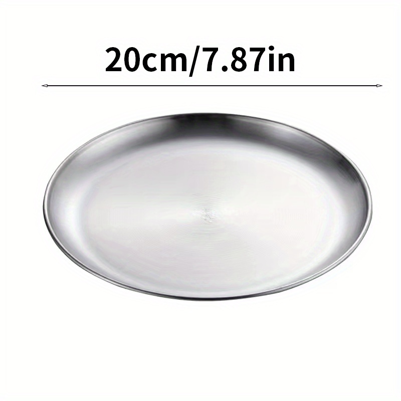 Stainless steel kitchen discount plates