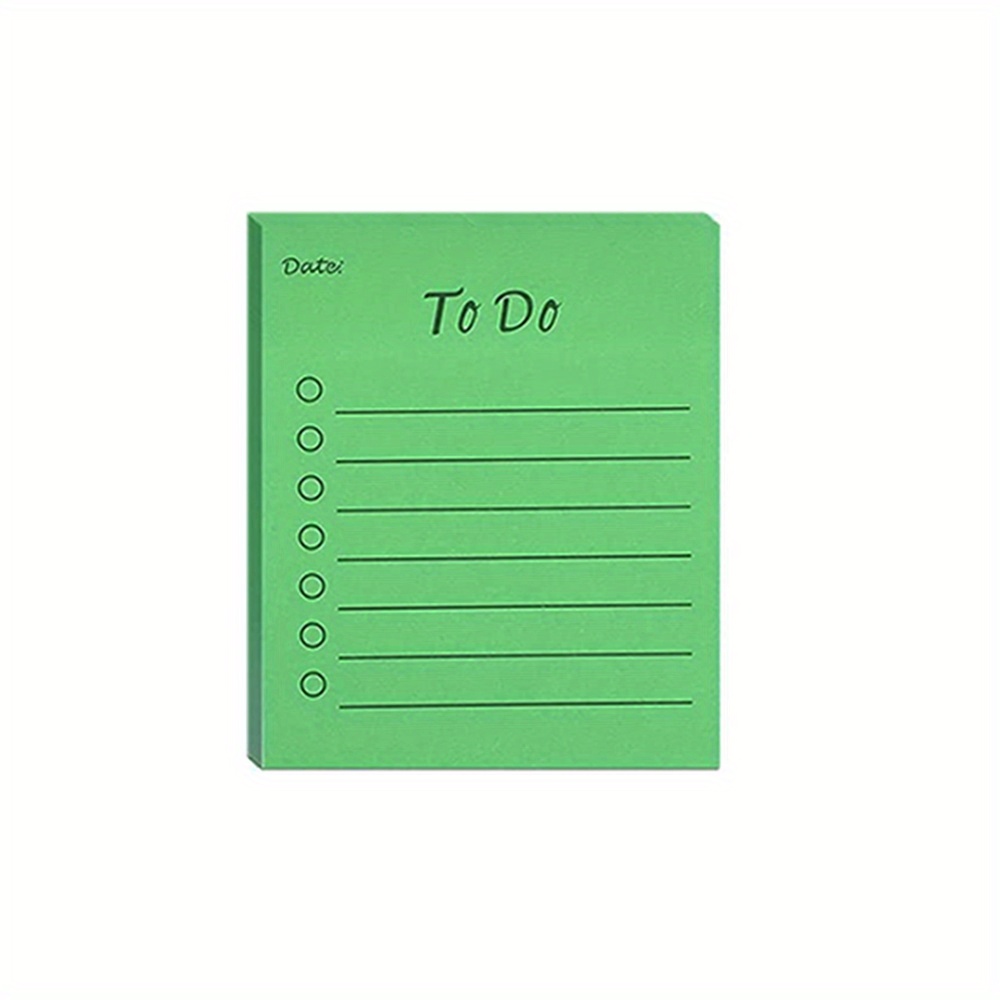 2 Pads Large Sticky Notes (9 Colors Optional) /pad Lined - Temu