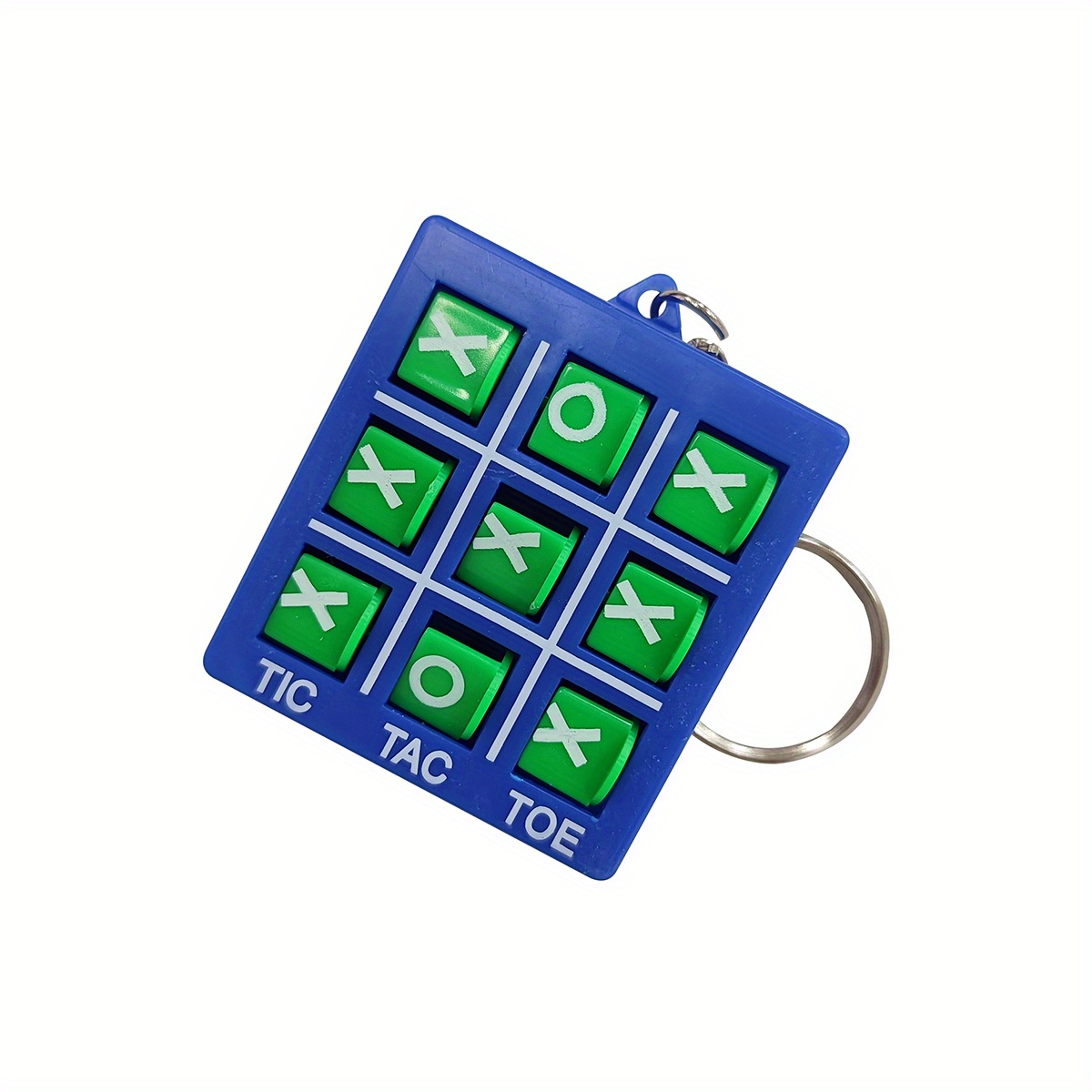 8 Pieces Tic Tac Toe Keychain For Mini Backpack Clip Birthday Party For Boy  Girl, Random Colors