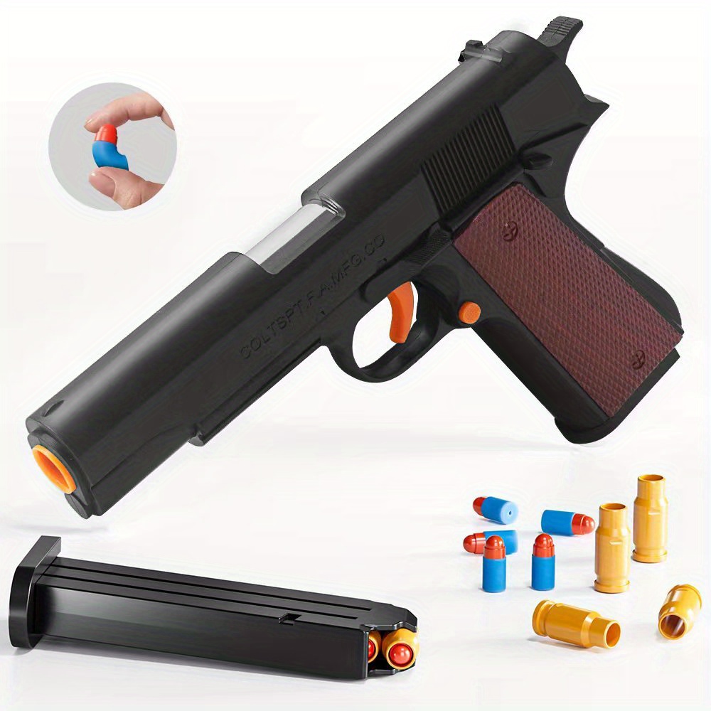 Soft Bullets Toy Gun Pistol Toy Blaster Gun Gift Kids - Temu