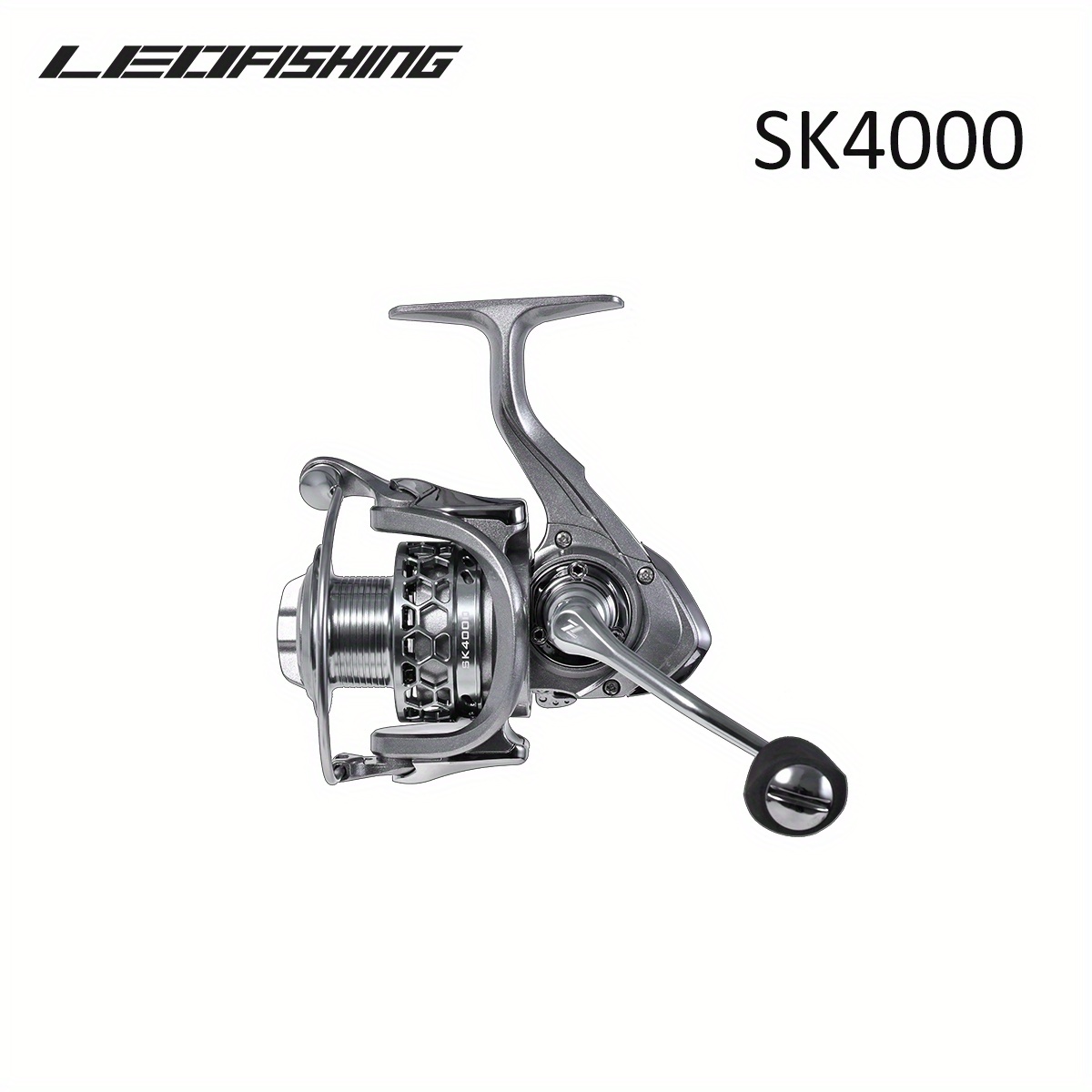 Fishing Wheel Reel, Reel with Aluminum Handle (SK4000) : : Home &  Kitchen