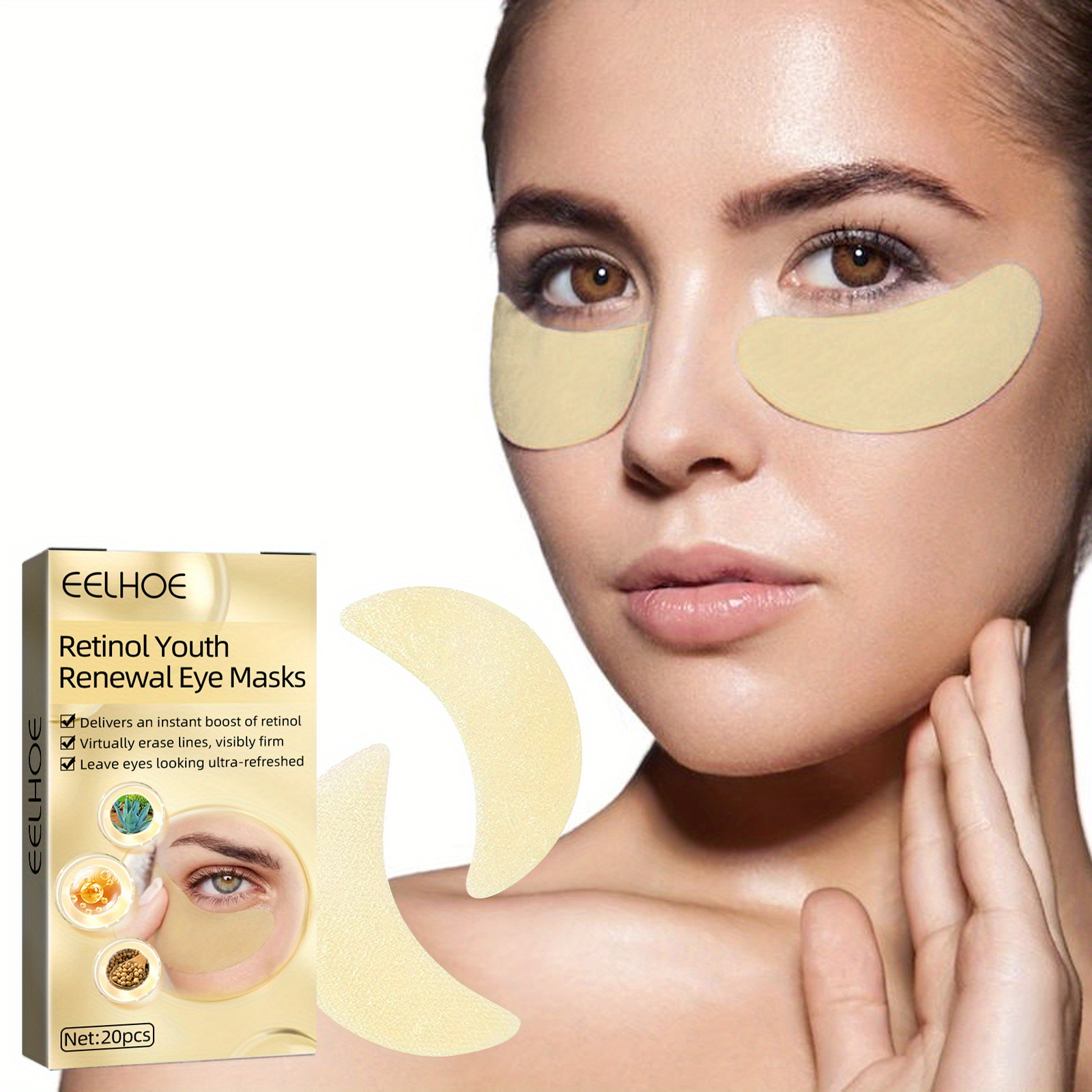 Korean Retinol Eye Mask Moisturizing Lifting Firming Dark Circle