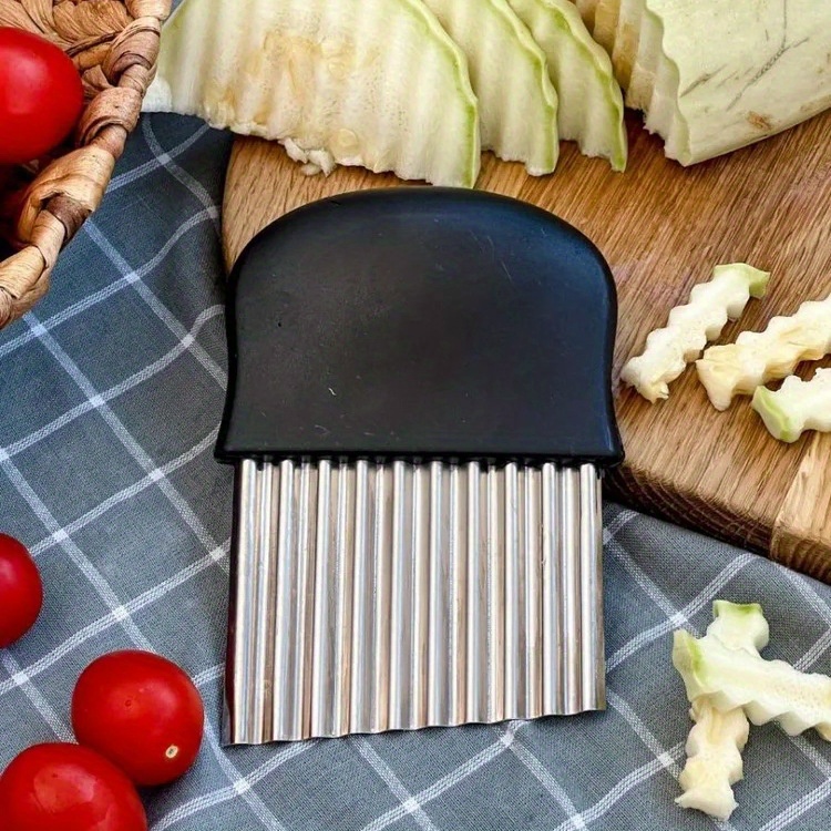 1pcs Couteau ondulé pour pommes de terre en acier inoxydable, ustensile de  cuisine pour pique-nique en plein air, outil de cuisine domestique - Temu  Belgium