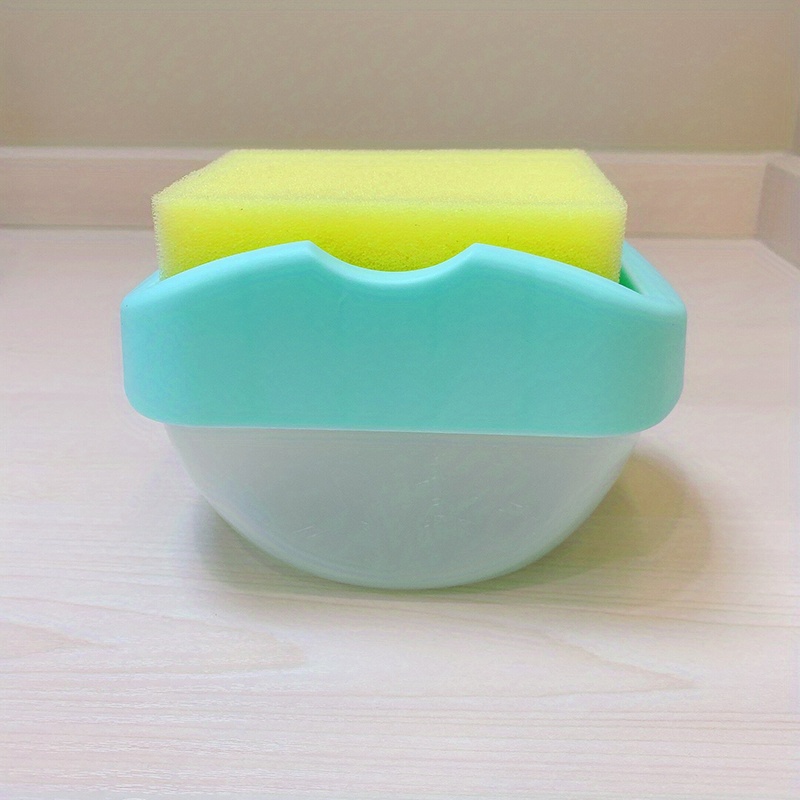 1pc Sponge Brush Bar Of Soap Dish Holder Case Box Container Dispenser,  Shower Savers Tray For Kitchen Bathroom Sink Bathtub Leaf Shape With Self  Draining Suction Cup 5.31*0.39inch , Bathroom Organizers 