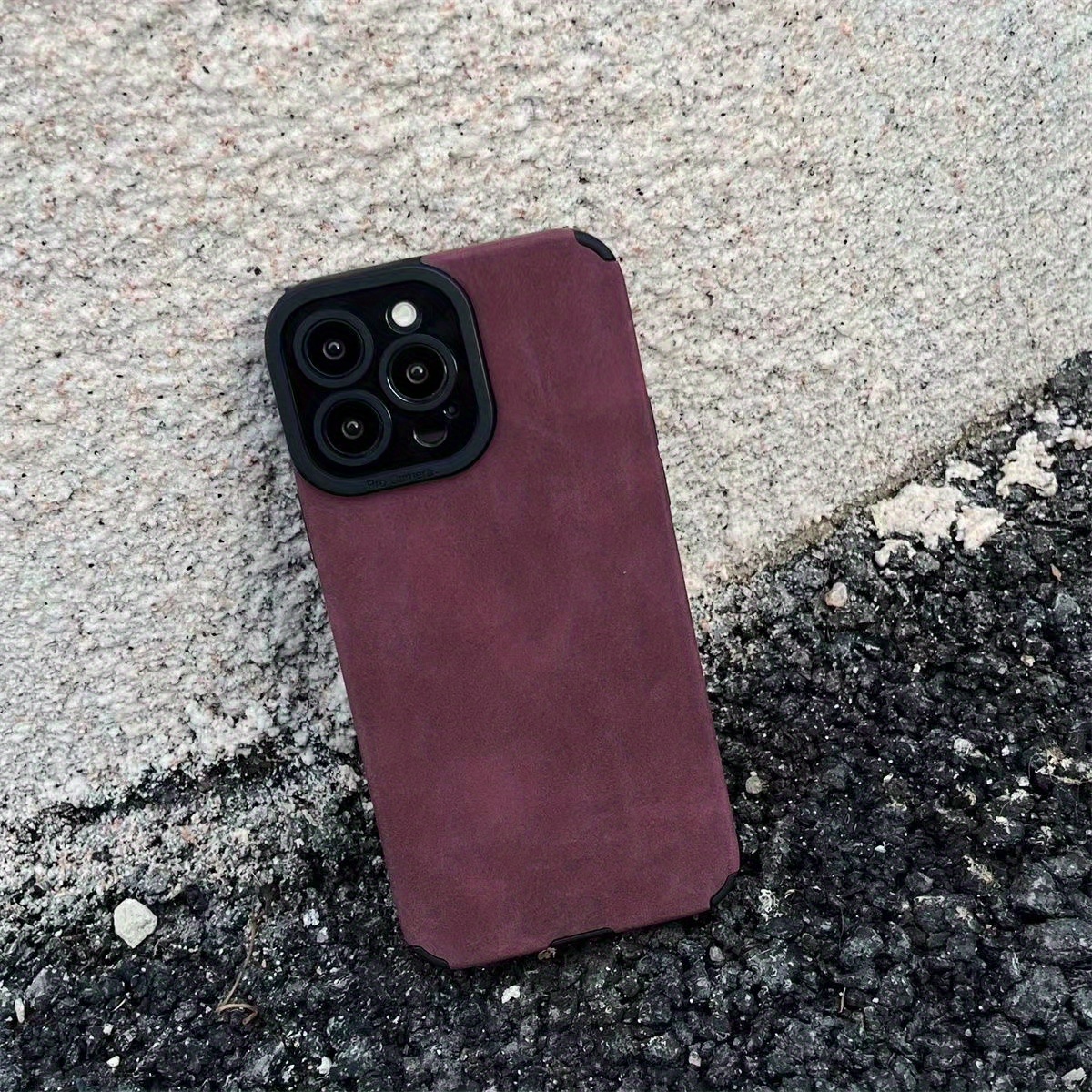 Eye Matte Pu Leather Mobile Phone Case