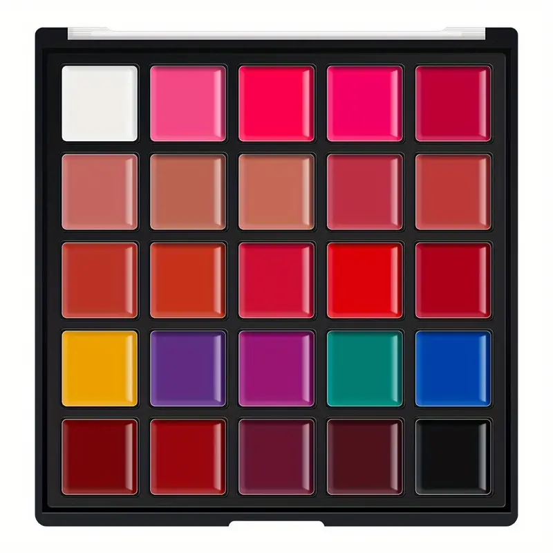 25 Color Lipsticks Palette Waterproof Long Lasting - Temu