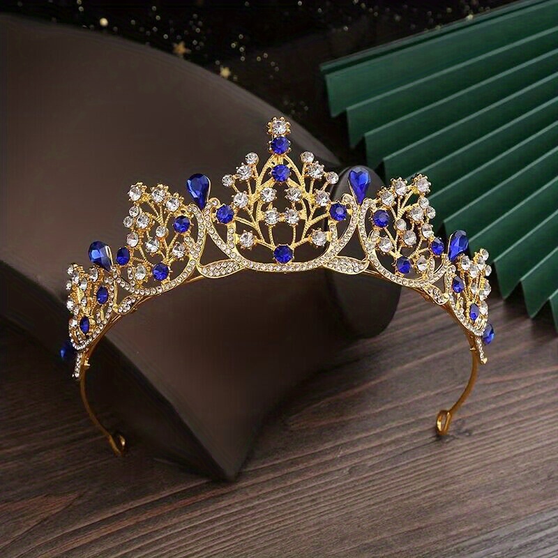 Bridal Headdress Crown Red Wedding Korean Wedding Dress Hair Accessories  Wedding Temperament Accessories Crowns for Women