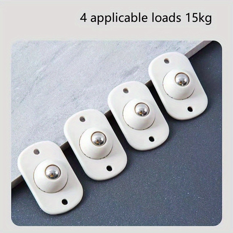 Mini Ruedas giratorias adhesivas 4 piezas - Promart