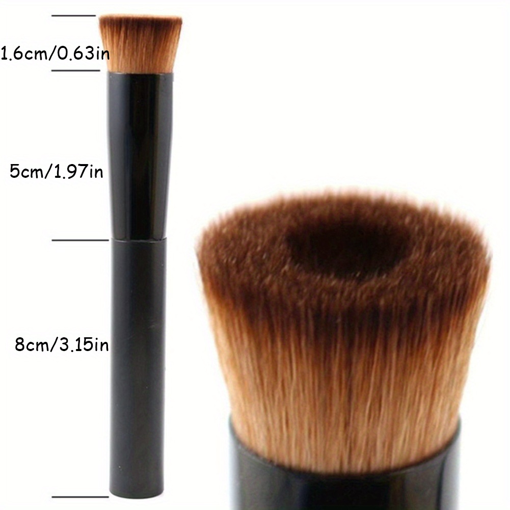 Foundation Brush Flat Top Brush Makeup Brush Blending Liquid Temu