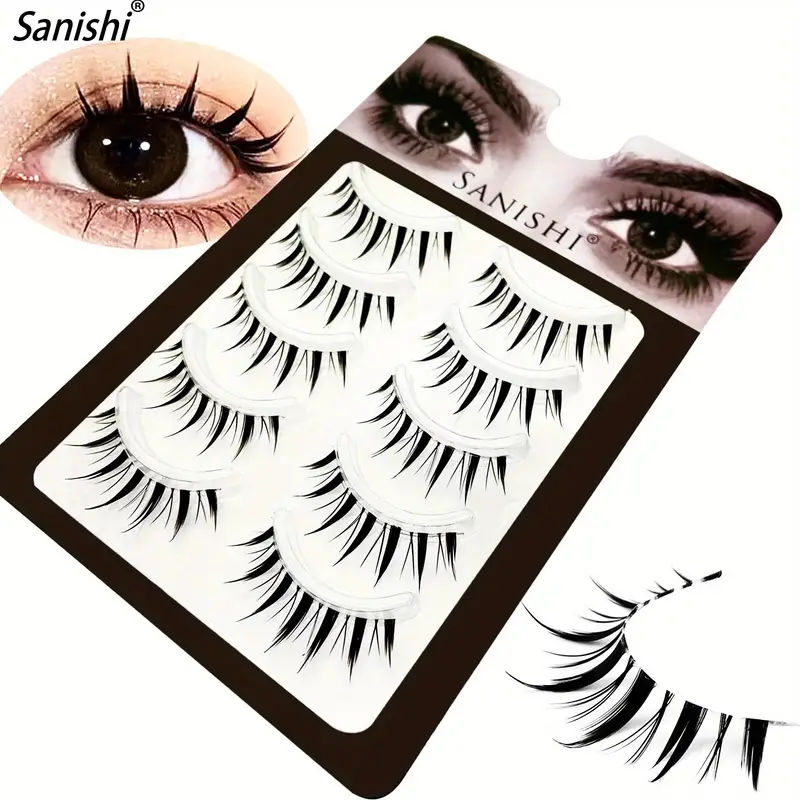 Spiky Manga Lashes - Anime Cosplay Eyelashes - Natural Clear Band - Doll  Eye Lash Pack - Japanese False Lashes For A Little Devil Look - Temu  Australia