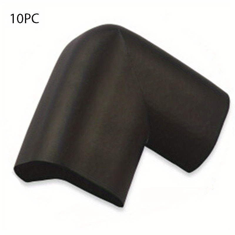 Unique Bargains Desk Table Edge Foam Corner Cushion Guard Soft Bumper  Protector 4pcs Black