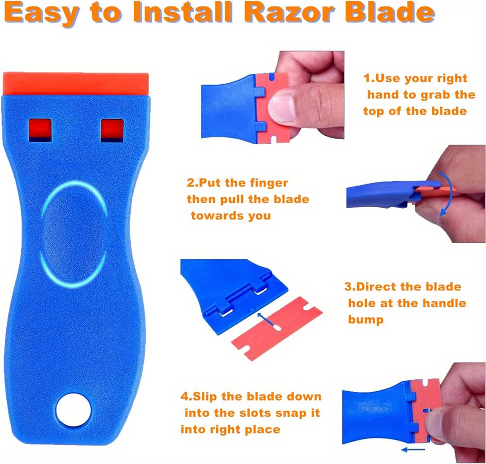 Shawty Plastic Razor Blade Scraper Scraper Tool Plastic Temu