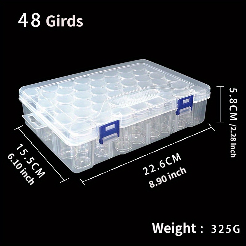 Clear Storage Box, Transparent Plastic Bead Container With Dividers,  Compartment Organizer Box For Art Diy, Jewelry, Earring, Screw, Small Parts  - Temu New Zealand