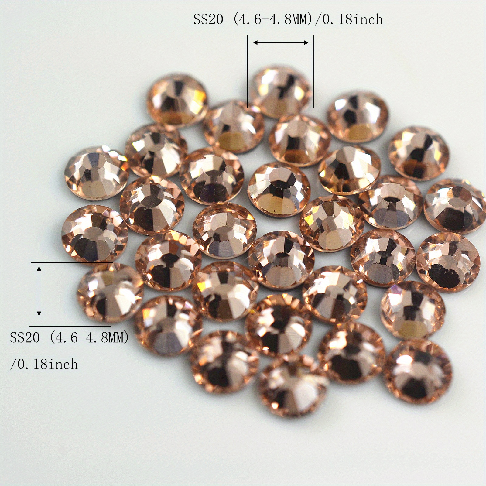 Hotfix Rhinestones Bulk Flatback Crystal Rhinestones - Temu